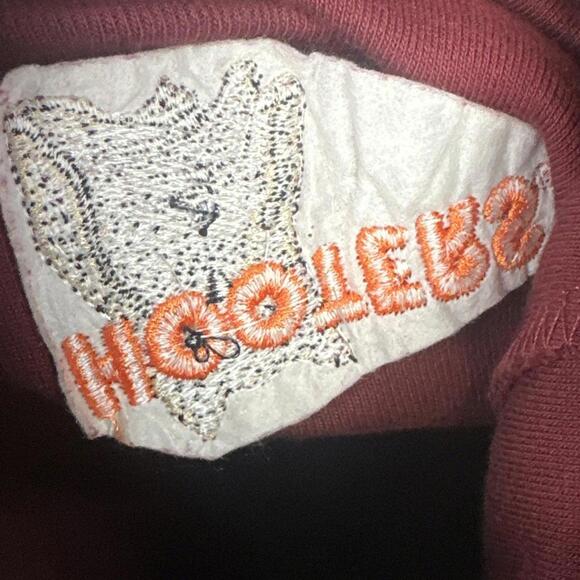 Kavio ! | Hooters | Womens Maroon Polo Shirt | Embroidered Owl | Small - Picture 3 of 6